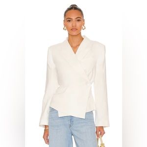 L’Academie Micha Blazer in Ivory | size S